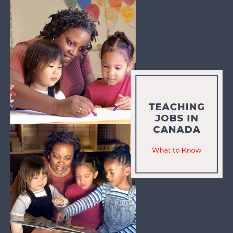 Teaching jobs in Canada