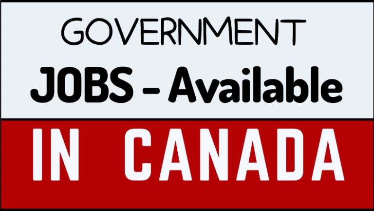 Canada Government Jobs Available