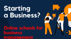 Online schools for business management